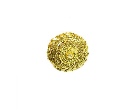 Gold plated round ring sequence design