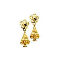 Jhumkas with umbrella model and beads