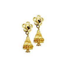 Jhumkas with umbrella model and beads