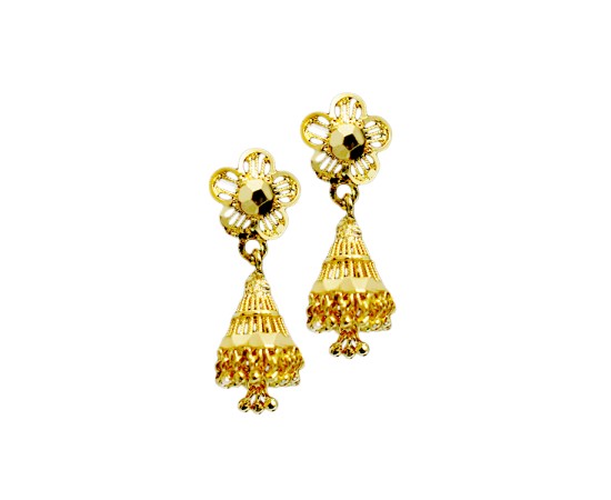 Jhumkas with umbrella model and beads