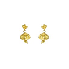 GOLD PLATED WITH PLAIN JHUMKA