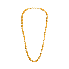 Gold plated with ball necklace