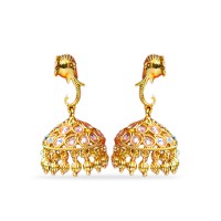 Jhumkas with Elephant Model