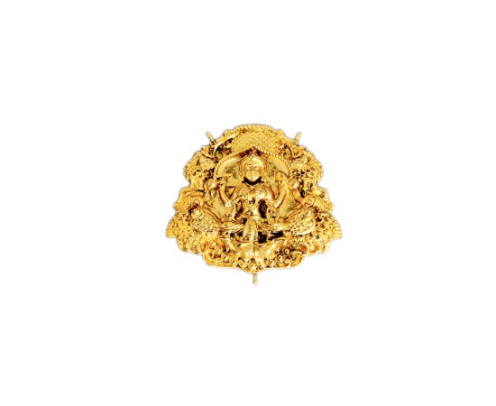GOLD PLATED WITH PLAIN LAXSHMI DESIGN DOLLAR