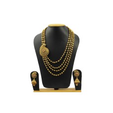 Gold Plated 3 Layer Chain With Manga Design