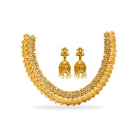 Gold Plated Kaasu Maalai Necklace