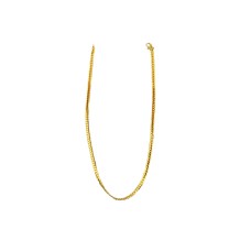 GOLD PLATED PLAIN DESIGN NECKLACE
