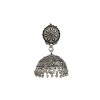 Oxidised silver casual jhumkas