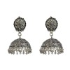 Oxidised silver casual jhumkas