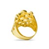 Gold Plated Ring With Infinity Design