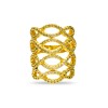 Gold Plated Ring With Infinity Design
