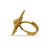 Gold Plated Ring With Big Round Design
