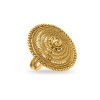 Gold Plated Ring With Big Round Design