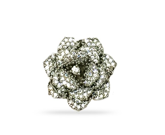 Maang Tikka With Silver Flower 