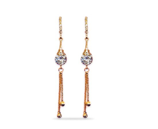 Drop with White Stone and chain model