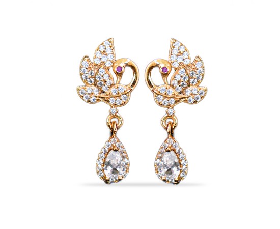 Drop with peacock model