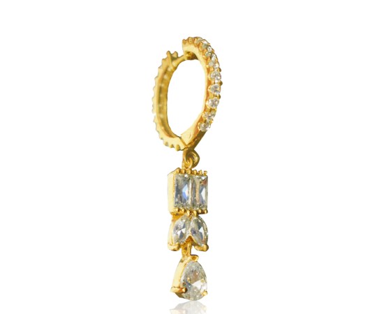 loop with Diamond white stone