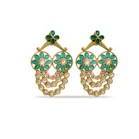 Drop with Emerald Stone