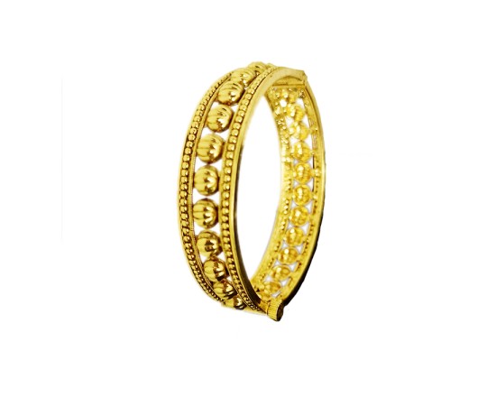 Gold Plated Gold Round bangles