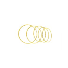 Gold plated plain design bangles