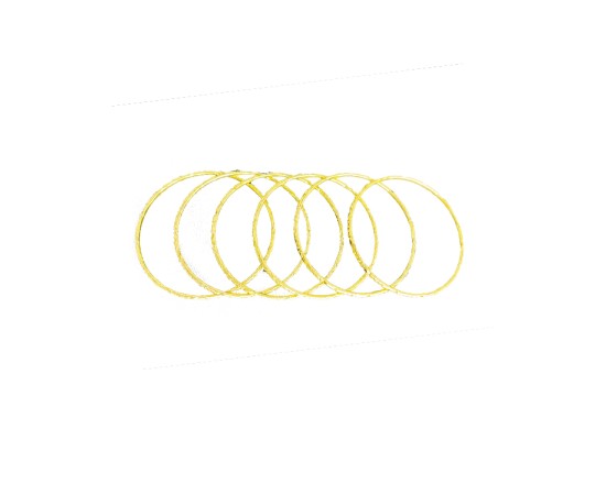 gold plated with plain design bangles
