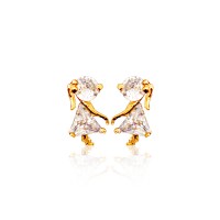 stud with diamond stone