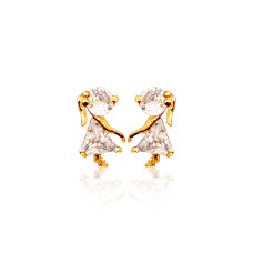 stud with diamond stone