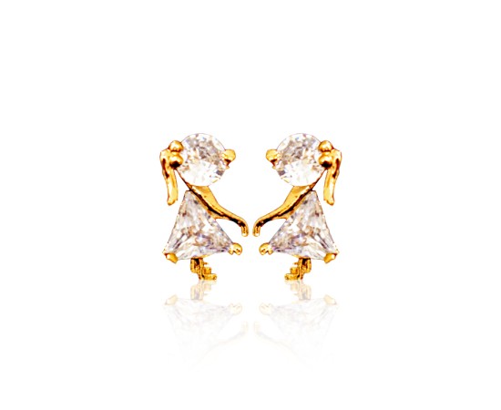 stud with diamond stone